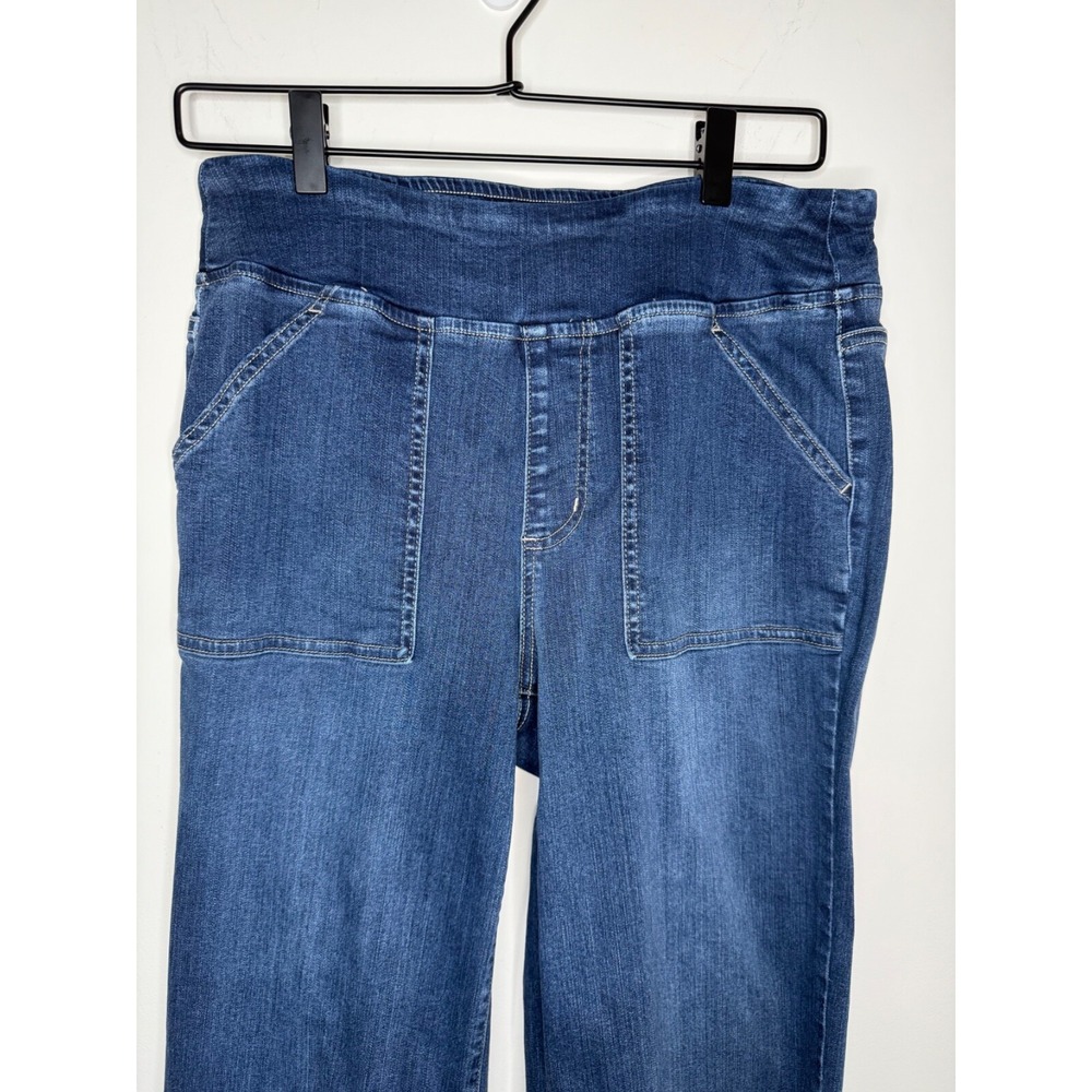 Belle Kim Gravel Women's 12T Pull On Deep Hem Dark Wash Jeans 27" Inseam‎ - Picture 3 of 7